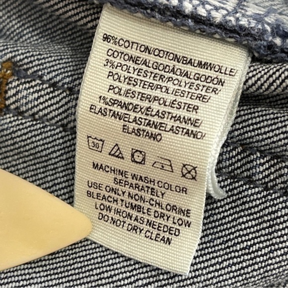 Free People Straight‎ Leg Jeans Size 30 Dark Wash - Picture 4 of 5